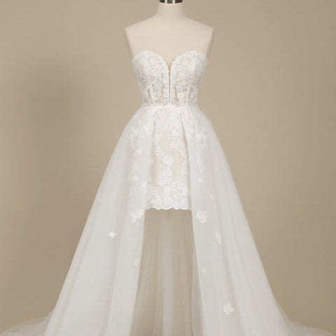 Robe de mariée courte vintage blanche