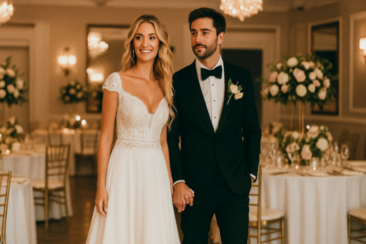 Robe de mariée vintage blanc mari