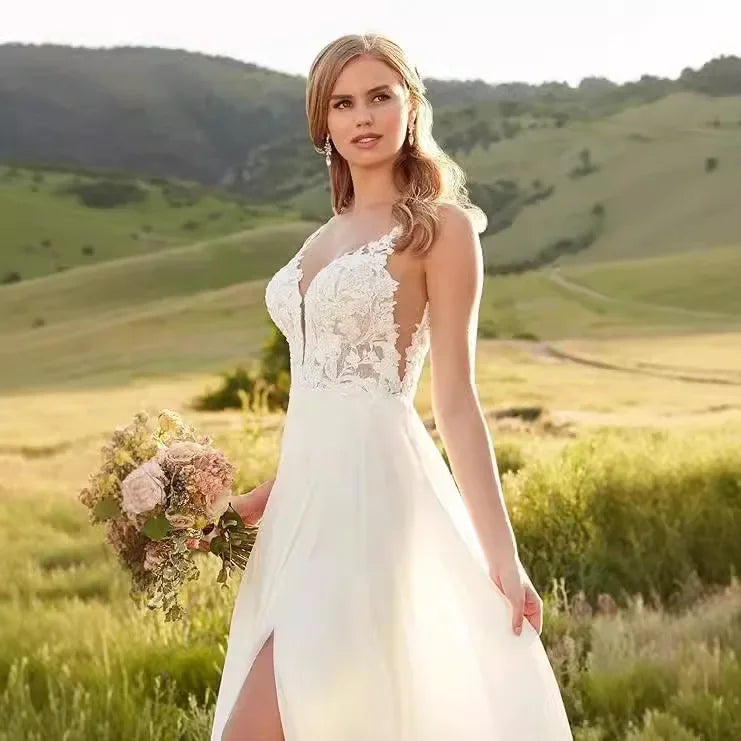 Robe de mariée vintage ivoire