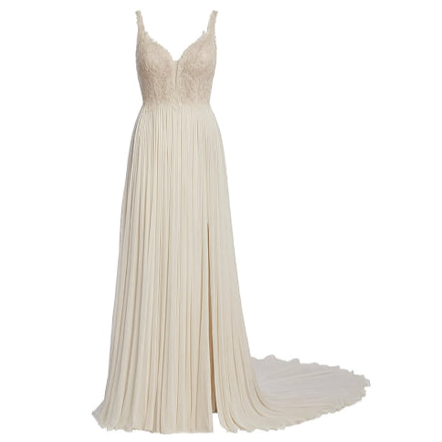 Robe de mariée vintage ivoire blanche
