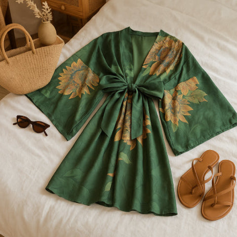 Robe de plage vintage lunette