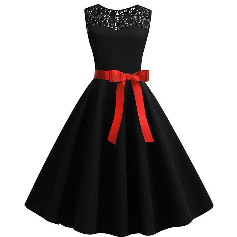 Robe de soirée vintage noir