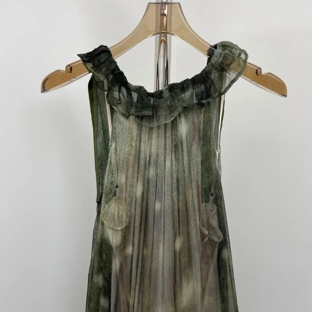 Robe en soie vintage haut