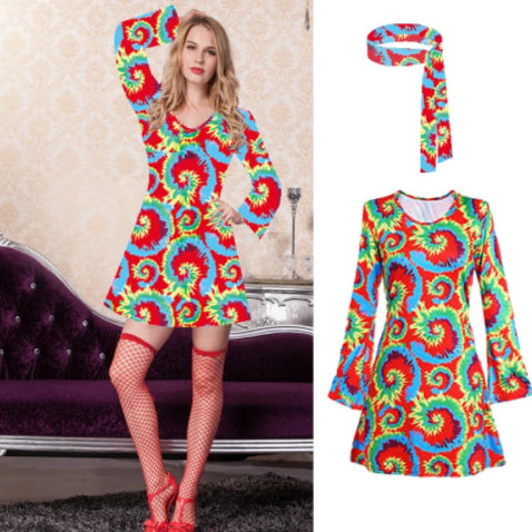 Robe hippie courte vintage fille