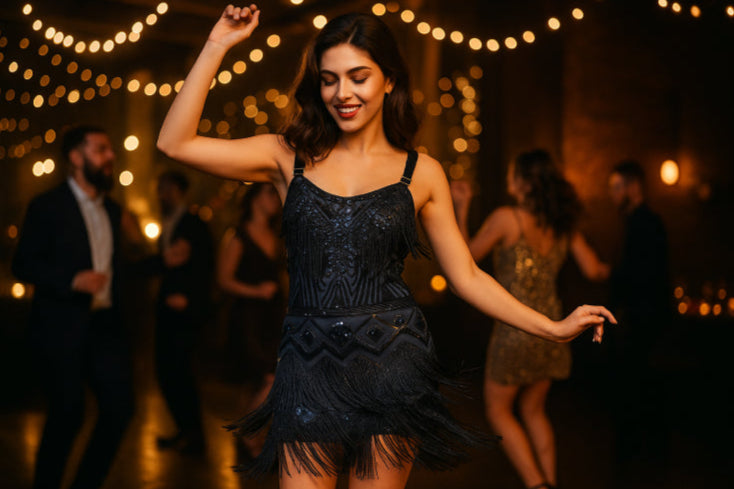 Robe pin up année 20 danser