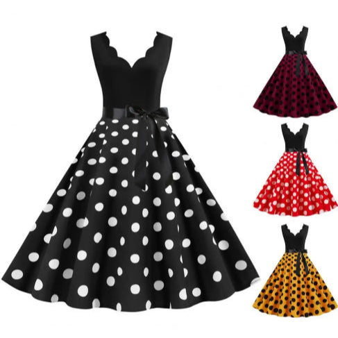 Robe vintage année 50 couleurs