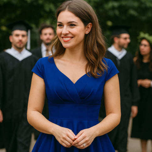 Robe vintage femme soutenance