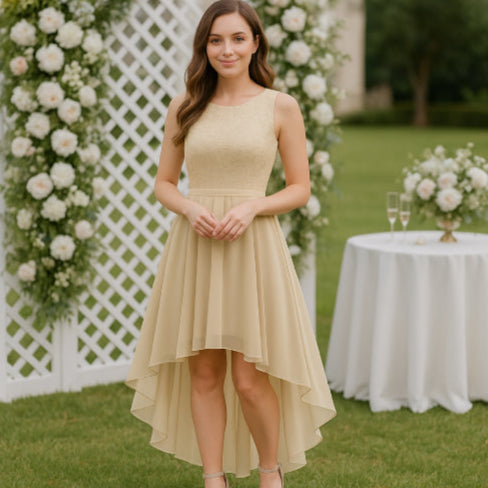 Robe vintage love beige mariage fille