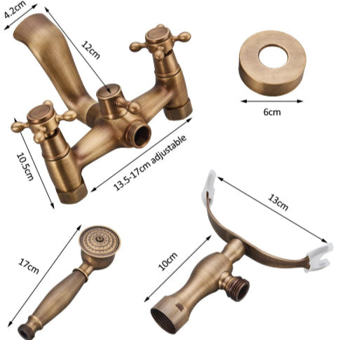 Robinet salle de bain vintage pièce