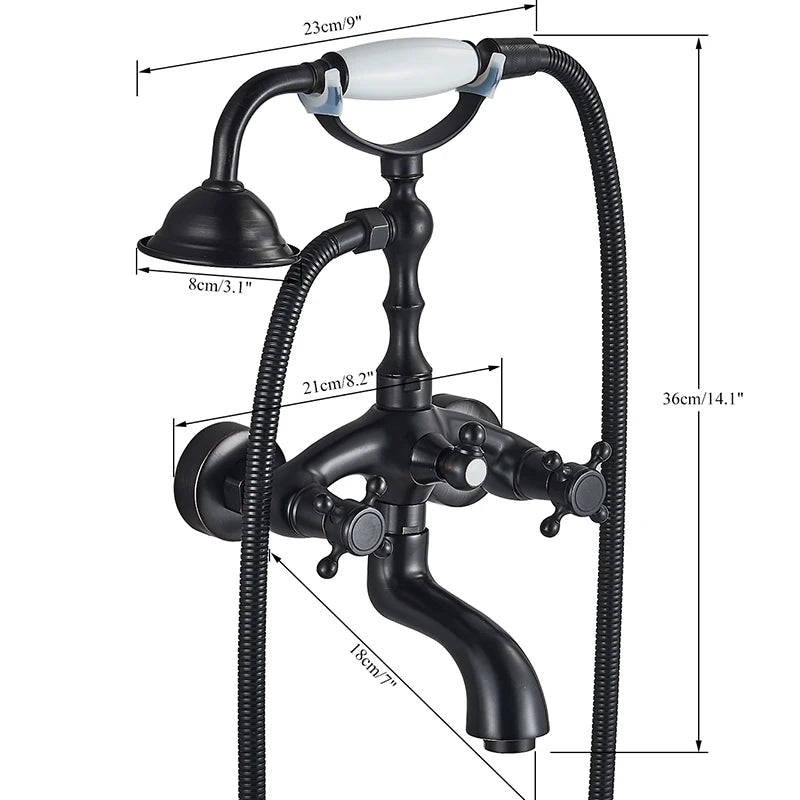 Robinet salle de bain vintage taille