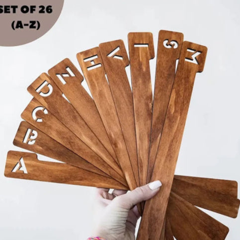 Séparateur vinyle vintage en bois