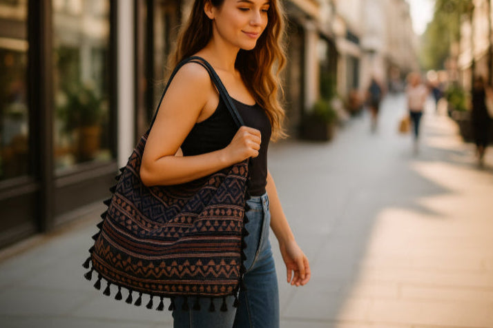 Sac bandoulière vintage rue