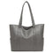 Sac cuir vintage gris