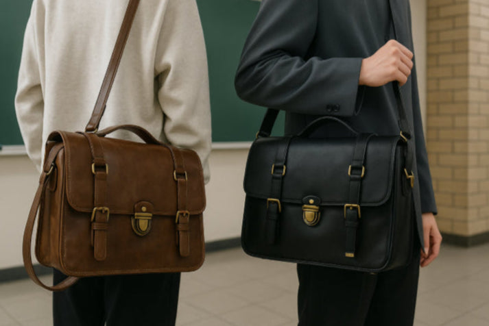 Sac de cours vintage prof