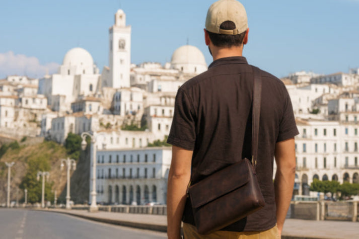 Sac homme vintage dos