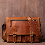 Sac messager en cuir - Vignette | StyleVintage™