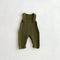 Salopette enfant vintage vert olive