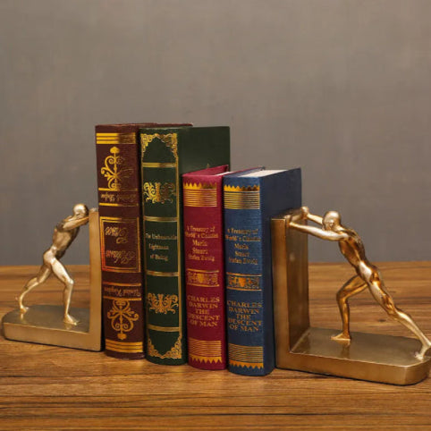 Serre livre vintage or