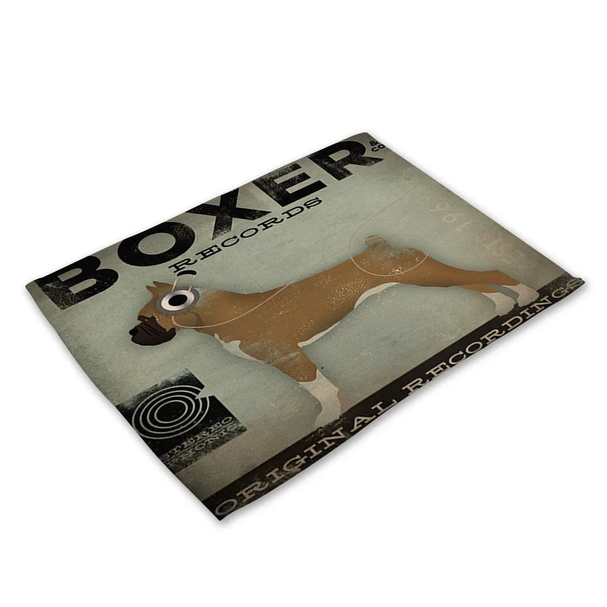 Set de table vintage boxer