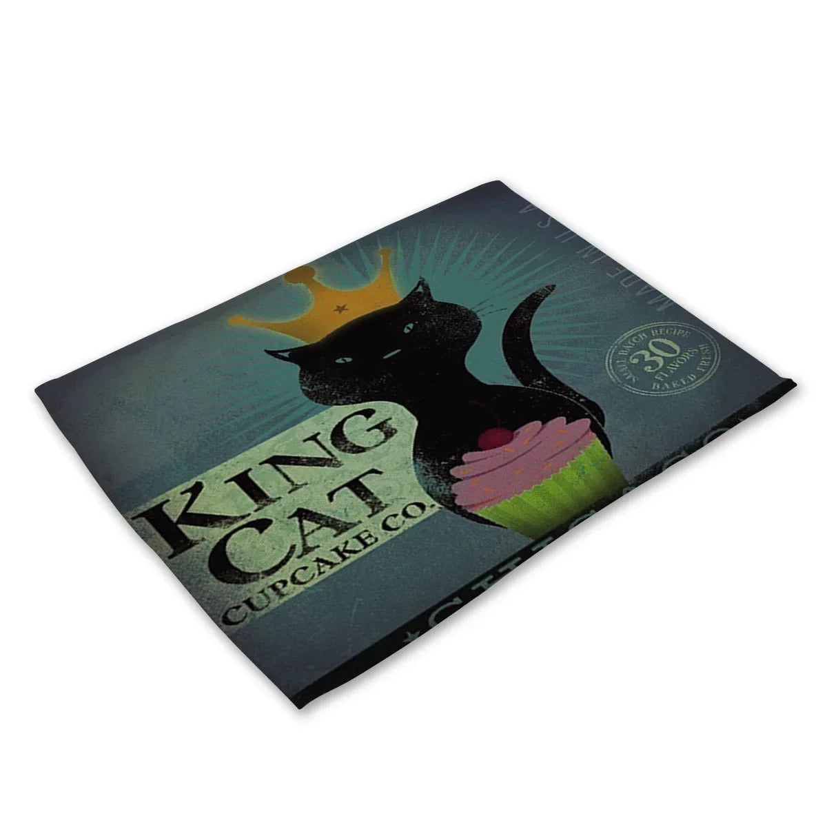 Set de table vintage chat