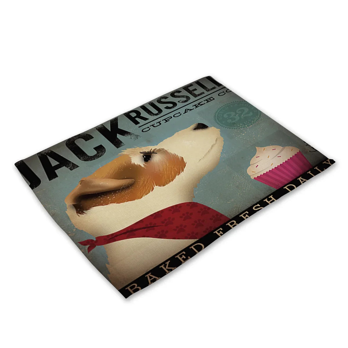 Set de table vintage cupcake