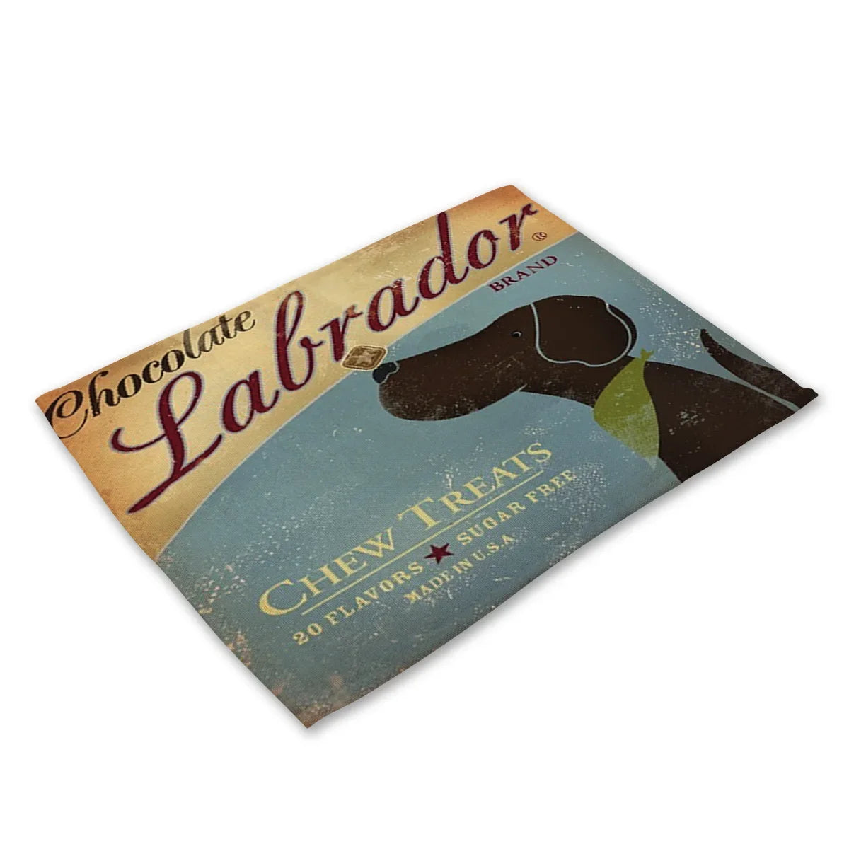 Set de table vintage labrador