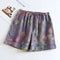 Short femme vintage violet