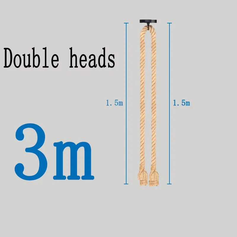 Suspension industrielle vintage 2 cordes