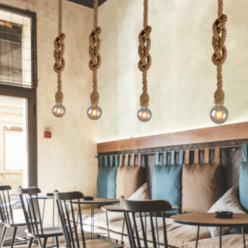 Suspension industrielle vintage restaurant chic