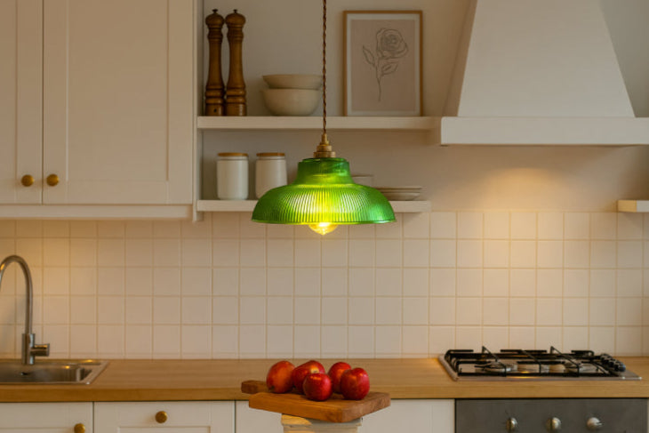 Suspension vintage nordique cuisine