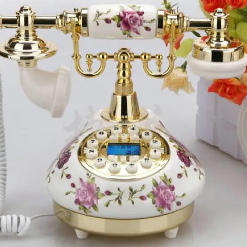 Téléphone luxe vintage mauve