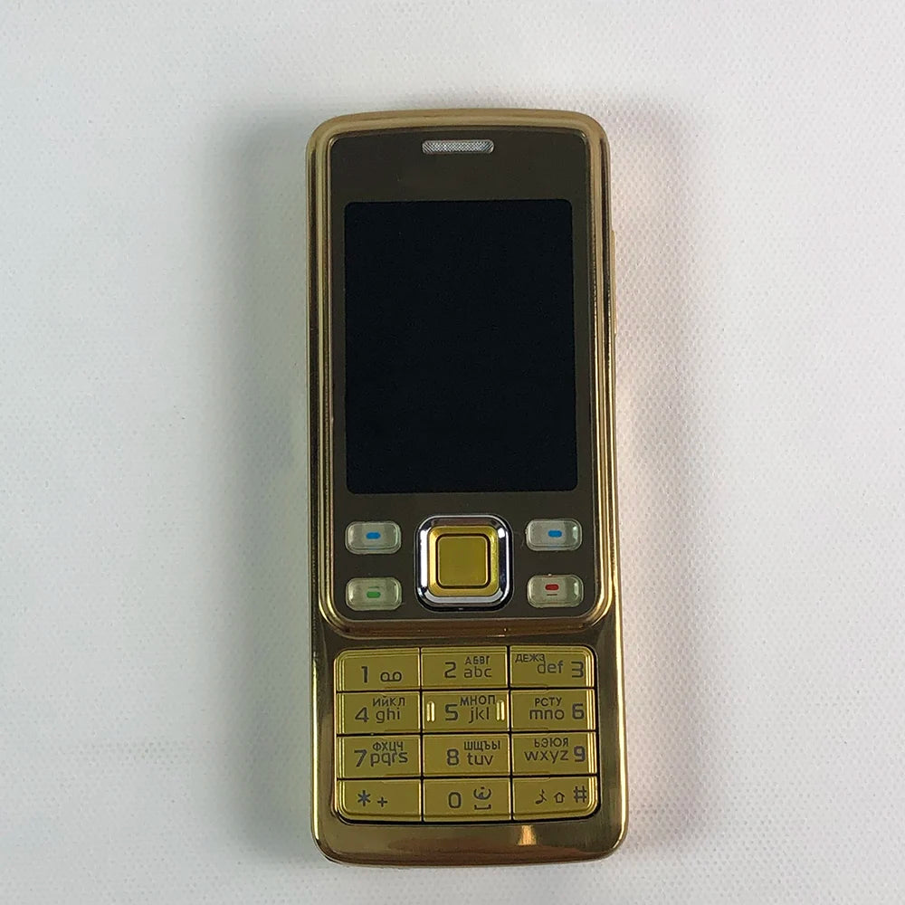 Téléphone portable vintage or