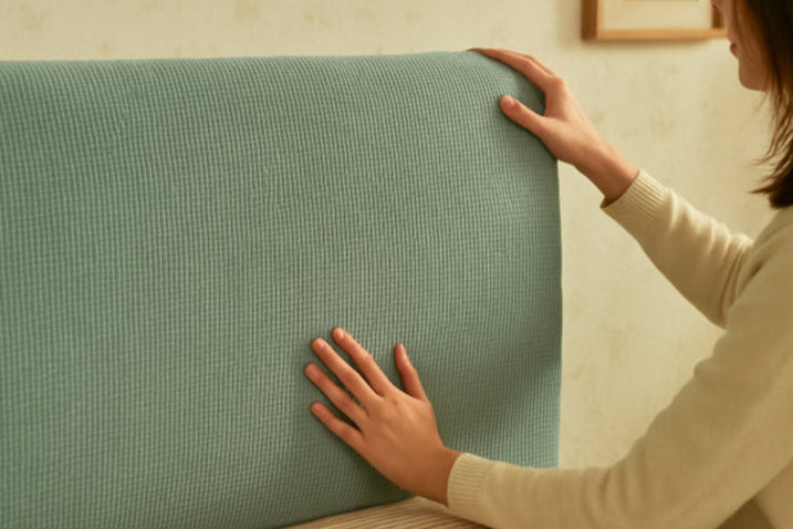 Tête de lit vintage fond blanc