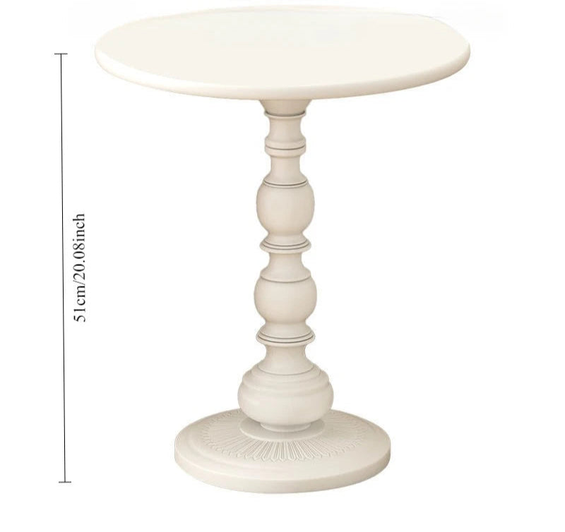 Table basse vintage blanc