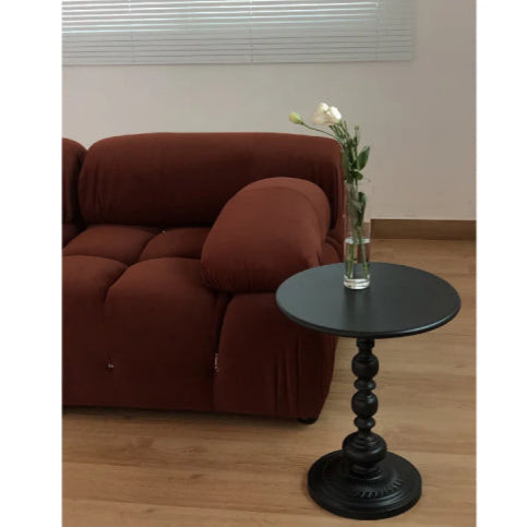 Table basse vintage fleurs