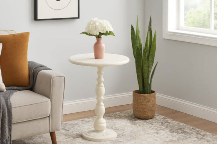 Table basse vintage plante