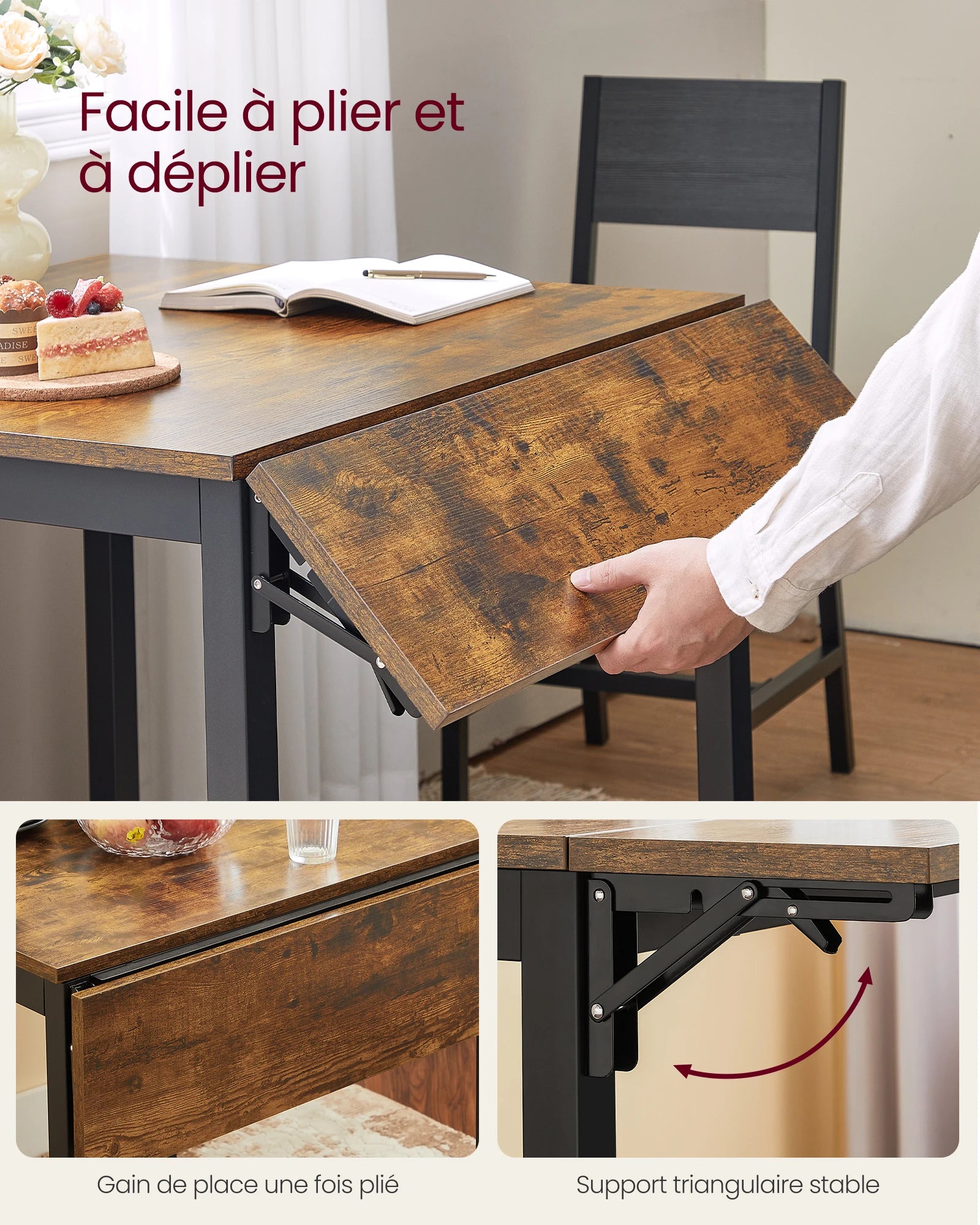 Table scandinave vintage technique