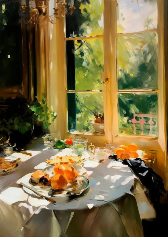 Tableau cuisine vintage orange