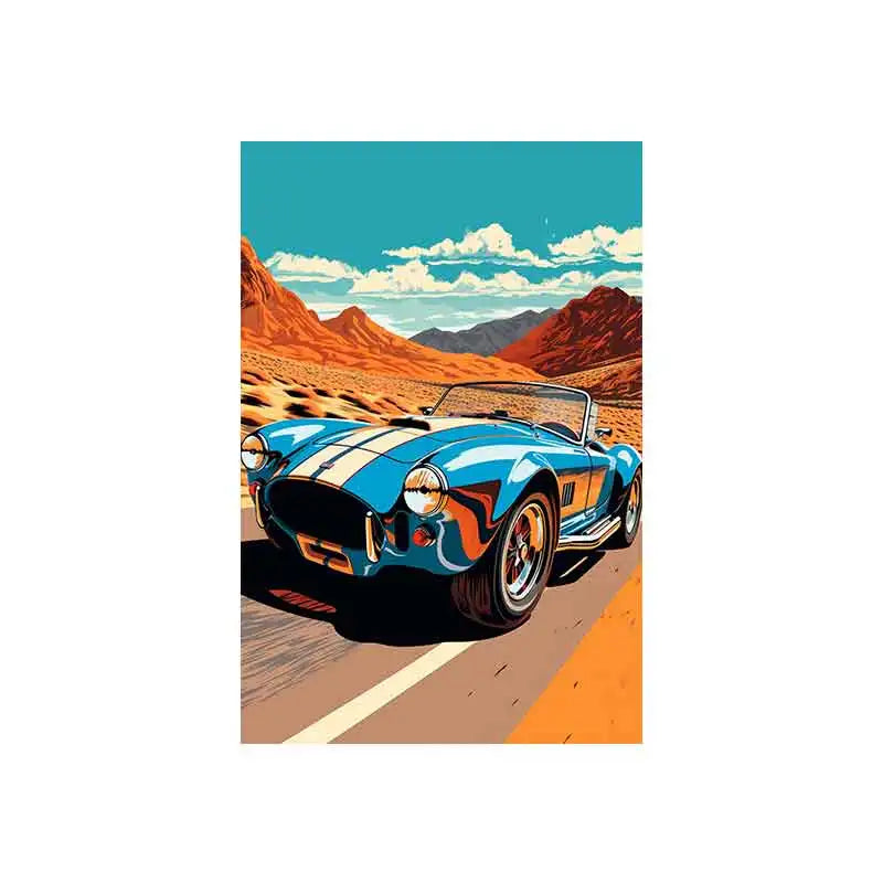 Tableau voiture vintage texas