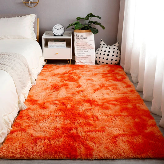 Tapis orange vintage