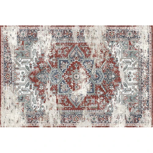 Tapis salon vintage usé