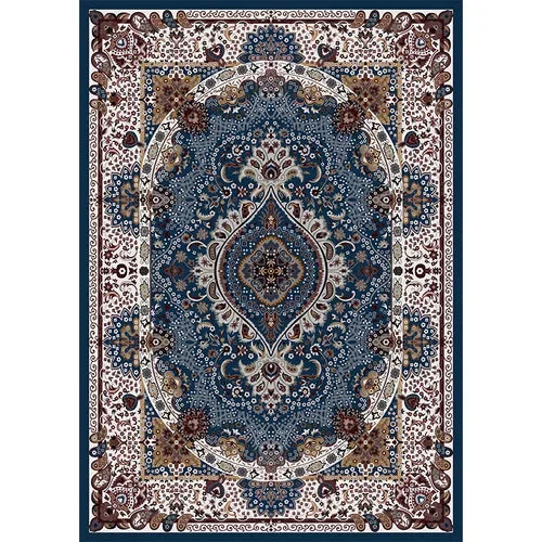 Tapis vintage 200x300 bleu perse