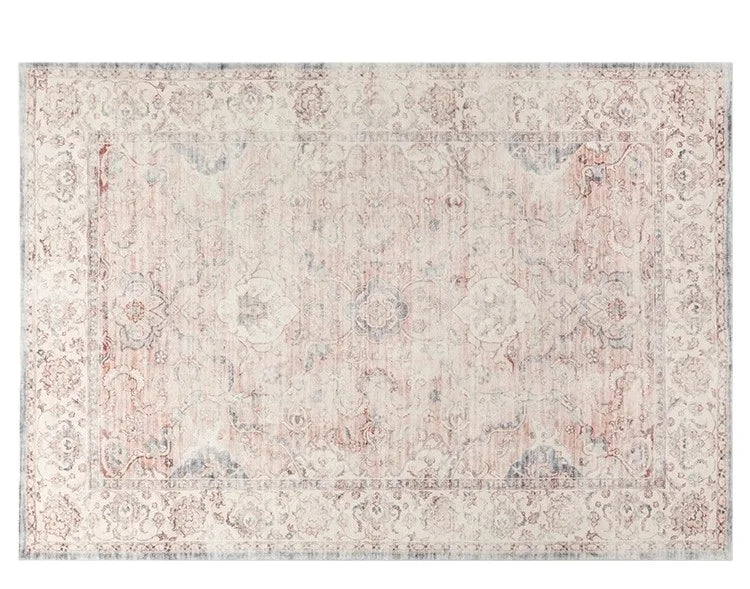 Tapis vintage année 70 crème