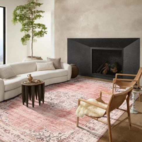 Tapis vintage année 70 plante