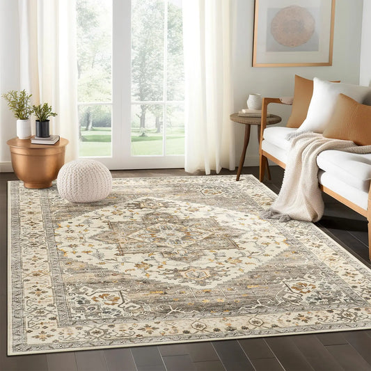 Tapis vintage beige