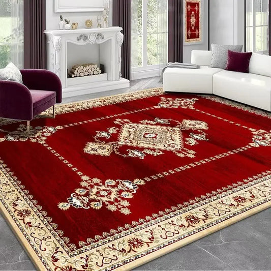 Tapis vintage rouge
