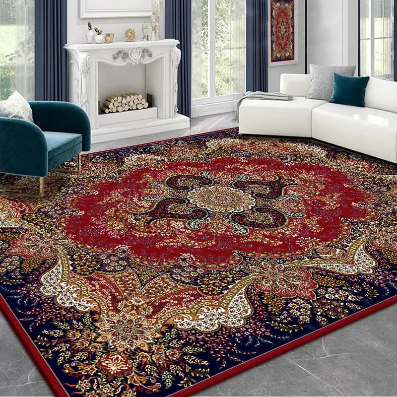 Tapis vintage rouge turc