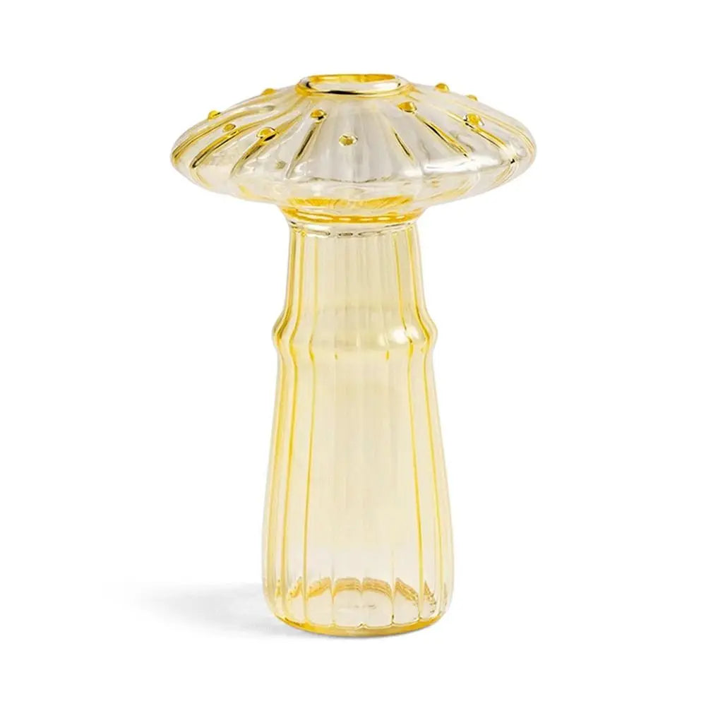Vase vintage année 50 jaune