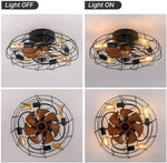 Ventilateur plafond vintage industriel - Vignette | StyleVintage™