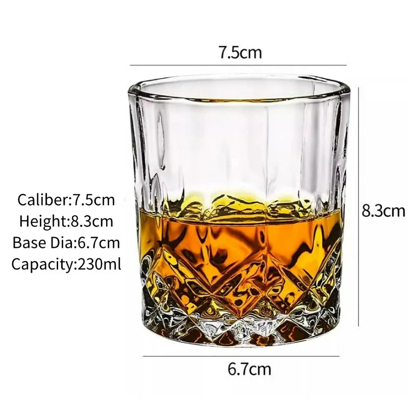 Verres vintage année 50 230ml rempli